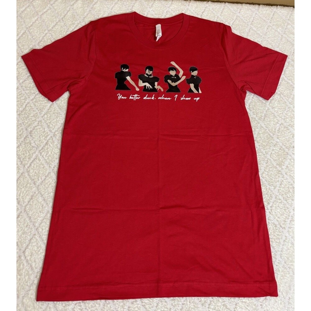 Wednesday Addams Dance Netflix Series You Better Duck When I Show Up Tee Size M